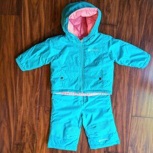 Columbia Infant Double Flake Snow Set 6-12m NWOT